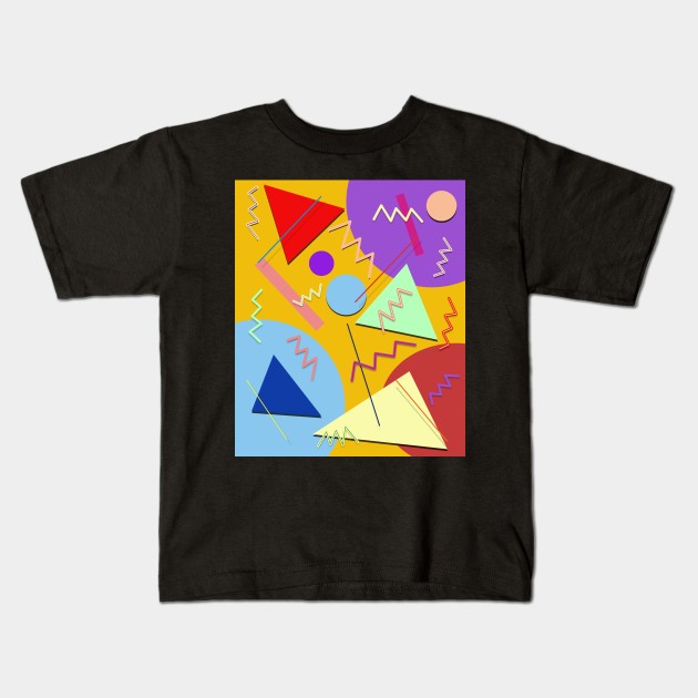 Memphis #8 Kids T-Shirt by headrubble